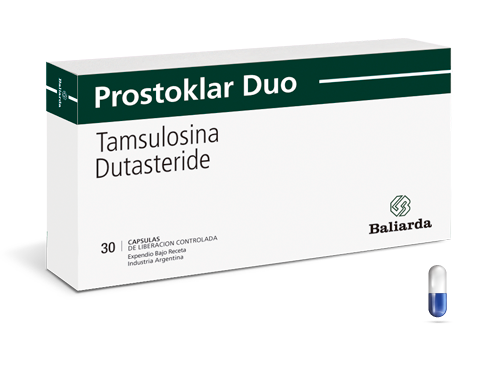 Prostoklar Duo_0_10.png Prostoklar Duo Dutasteride Tamsulosina clorhidrato 